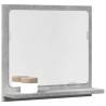  Bathroom Mirror Cabinet Concrete Grey 40x11x37 cm Engineered Wood Colour concrete grey Size 40 x 11 x 37 cm Quantity in Package 1 