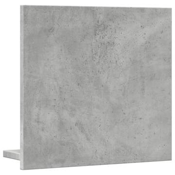 Bathroom Mirror Cabinet - Concrete Grey, Stylish & Functional