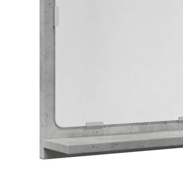 Bathroom Mirror Cabinet - Concrete Grey, Stylish & Functional