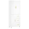 Highboard High Gloss White - Stylish Storage Solution | HipoMarket