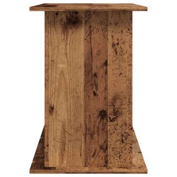 Aquarium Stand Old Wood - Durable Engineered Wood 121x41x58 cm