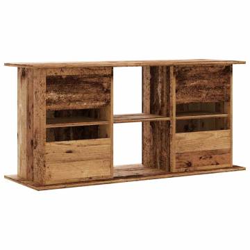 Aquarium Stand Old Wood - Durable Engineered Wood 121x41x58 cm