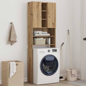 Washing Machine Cabinet Artisan Oak - Stylish Storage Solution