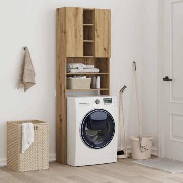 Washing Machine Cabinet Artisan Oak - Stylish Storage Solution