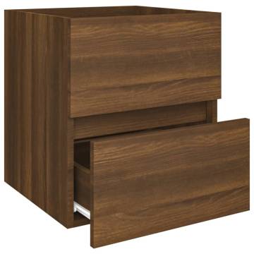 Sink Cabinet Brown Oak 41x38.5 cm - Stylish Storage Solution