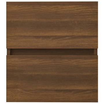 Sink Cabinet Brown Oak 41x38.5 cm - Stylish Storage Solution