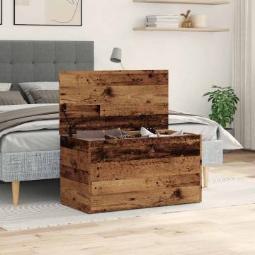 Trendy Old Wood Storage Chest - Durable & Stylish | Hipo Market