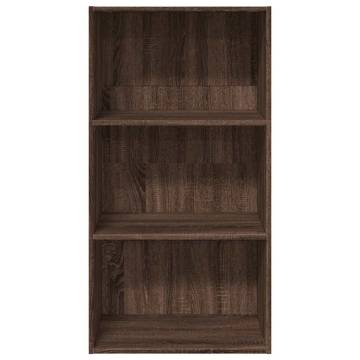 Brown Oak Bookcase 60x30x114 cm - Stylish Storage Solution