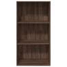 Brown Oak Bookcase 60x30x114 cm - Stylish Storage Solution