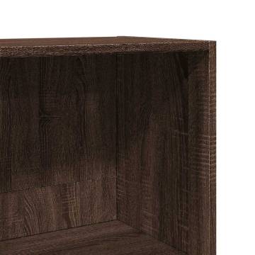 Brown Oak Bookcase 60x30x114 cm - Stylish Storage Solution