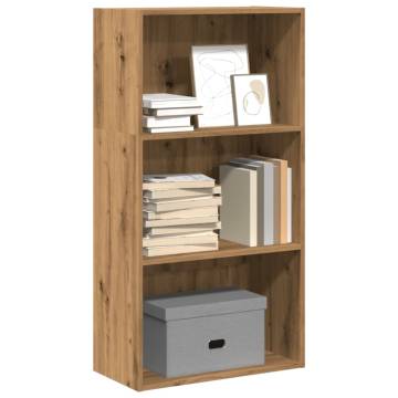 Bookcase Artisian Oak 60x30x114 cm - Durable Engineered Wood