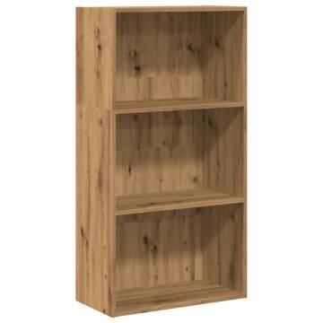 Bookcase Artisian Oak 60x30x114 cm - Durable Engineered Wood