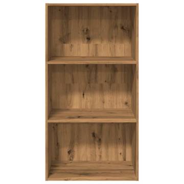 Bookcase Artisian Oak 60x30x114 cm - Durable Engineered Wood