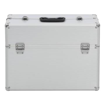 Durable Aluminium Tool Case - 47x36x20 cm - Silver