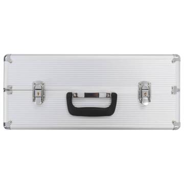 Durable Aluminium Tool Case - 47x36x20 cm - Silver