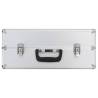 Durable Aluminium Tool Case - 47x36x20 cm - Silver