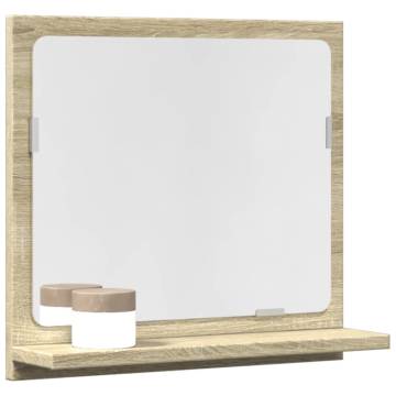 Bathroom Mirror Cabinet in Sonoma Oak - 40x11x37 cm