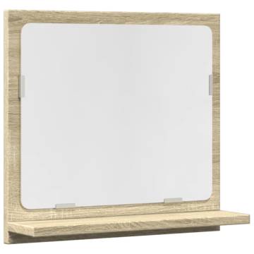 Bathroom Mirror Cabinet in Sonoma Oak - 40x11x37 cm