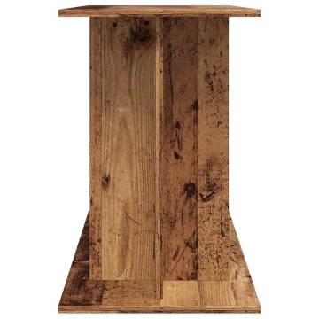 Aquarium Stand Old Wood 100x40x60 cm - Stylish & Durable