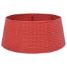 Stylish Red Christmas Tree Skirt Ø56x23 cm | Hipomarket