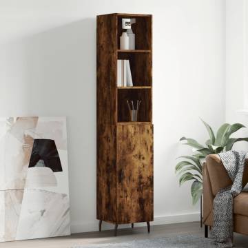 Highboard Smoked Oak - Stylish Storage Solution | Hipomarket UK