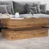  Coffee Table with LED Lights Artisian Oak 90x50x40 cm Colour artisian oak Quantity in Package 1 Length 90 cm 