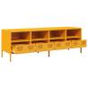 Sturdy Mustard Yellow TV Cabinet - 135x39x43.5 cm