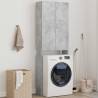 Washing Machine Cabinet Concrete Grey - Organize Your Space