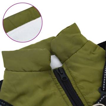 Waterproof Dog Coat with Harness - Army Green XL | Hipo Market