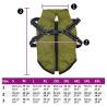 Waterproof Dog Coat with Harness - Army Green XL | Hipo Market