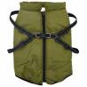 Waterproof Dog Coat with Harness - 3XL Army Green