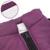 Dog Coat with Harness Waterproof Reflective Purple XL - Hipomarket