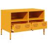 Stylish Mustard Yellow TV Cabinet - 68x39x43.5 cm