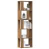  Book Cabinet Artisan Oak 45x24x159 cm Engineered Wood Colour artisan oak Quantity in Package 1 