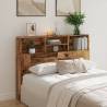 Headboard Cabinet Old Wood 140x19x103.5 cm - Hipomarket UK