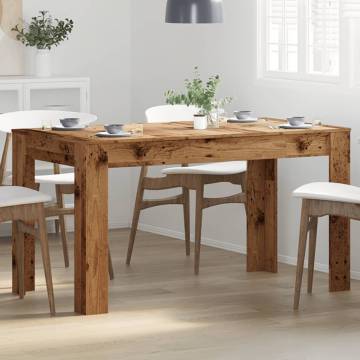 Dining Table Old Wood 140x74.5 cm | Stylish & Durable