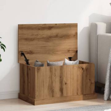 Storage Box Artisan Oak - Durable & Stylish 70x40x38 cm