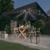 Gazebo with LED String Lights 3x3m Anthracite - Stylish Outdoor Shade