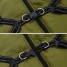 Dog Coat with Harness - Waterproof Reflective Army Green 4XL