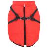 Waterproof Red Dog Coat with Harness – 6XL | HipoMarket