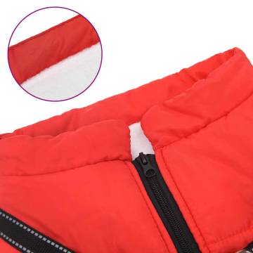 Waterproof Red Dog Coat with Harness – 6XL | HipoMarket