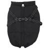 Dog Coat with Harness Waterproof Reflective Black 4XL - Hipo Market