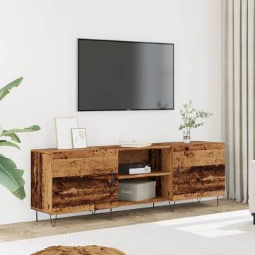 Stylish Old Wood TV Cabinet - 150x30x50 cm | HipoMarket