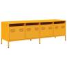 Stylish Mustard Yellow TV Cabinet - 135x39x43.5 cm