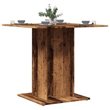 Dining Table Old Wood 80x80x75 cm - Stylish & Durable