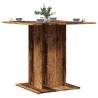  Dining Table Old Wood 80x80x75 cm Engineered Wood Colour old wood Quantity in Package 1 