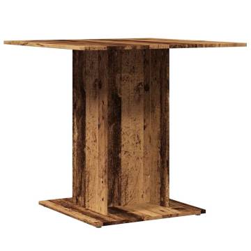 Dining Table Old Wood 80x80x75 cm - Stylish & Durable