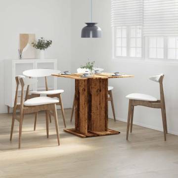 Dining Table Old Wood 80x80x75 cm - Stylish & Durable