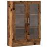 Old Wood Book Cabinet - Stylish 82.5x30.5x115 cm Storage