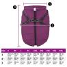 Waterproof Reflective Dog Coat with Harness - Purple 4XL